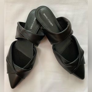 Marc Fisher Mules - Black - Satera